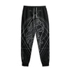 Black And White Virgo Sign Print Sweatpants