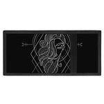 Black And White Virgo Sign Print Trifold Wallet
