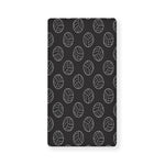 Black And White Volleyball Pattern Print Baby Crib Sheet