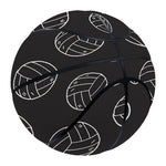 Black And White Volleyball Pattern Print Basketball