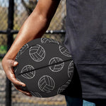 Black And White Volleyball Pattern Print Basketball
