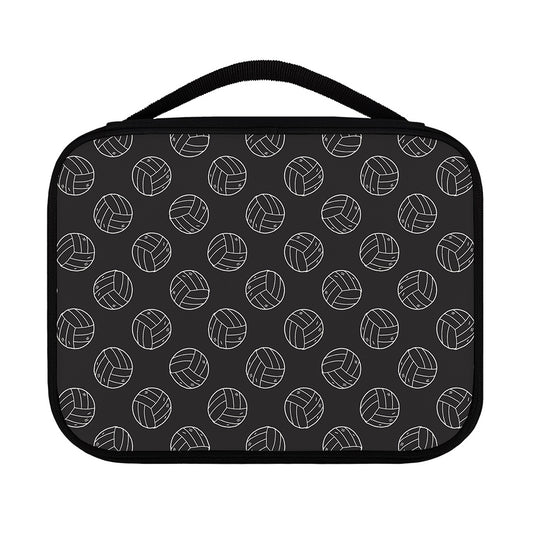 Black And White Volleyball Pattern Print Classic Bible Case
