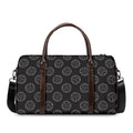 Black And White Volleyball Pattern Print Duffel Bag