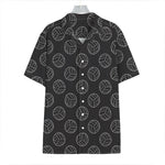Black And White Volleyball Pattern Print Hawaiian Shirt
