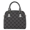 Black And White Volleyball Pattern Print Shoulder Handbag