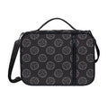 Black And White Volleyball Pattern Print Shoulder Strap Bible Bag