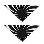 Black And White Vortex Swirl Print Dog Bandana