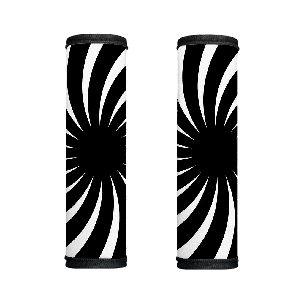 Black And White Vortex Swirl Print Handle Covers