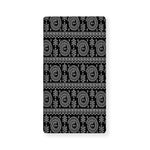 Black And White Warli Tribal Print Baby Crib Sheet