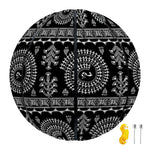 Black And White Warli Tribal Print Basketball