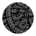 Black And White Warli Tribal Print Basketball