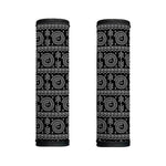 Black And White Warli Tribal Print Handle Covers