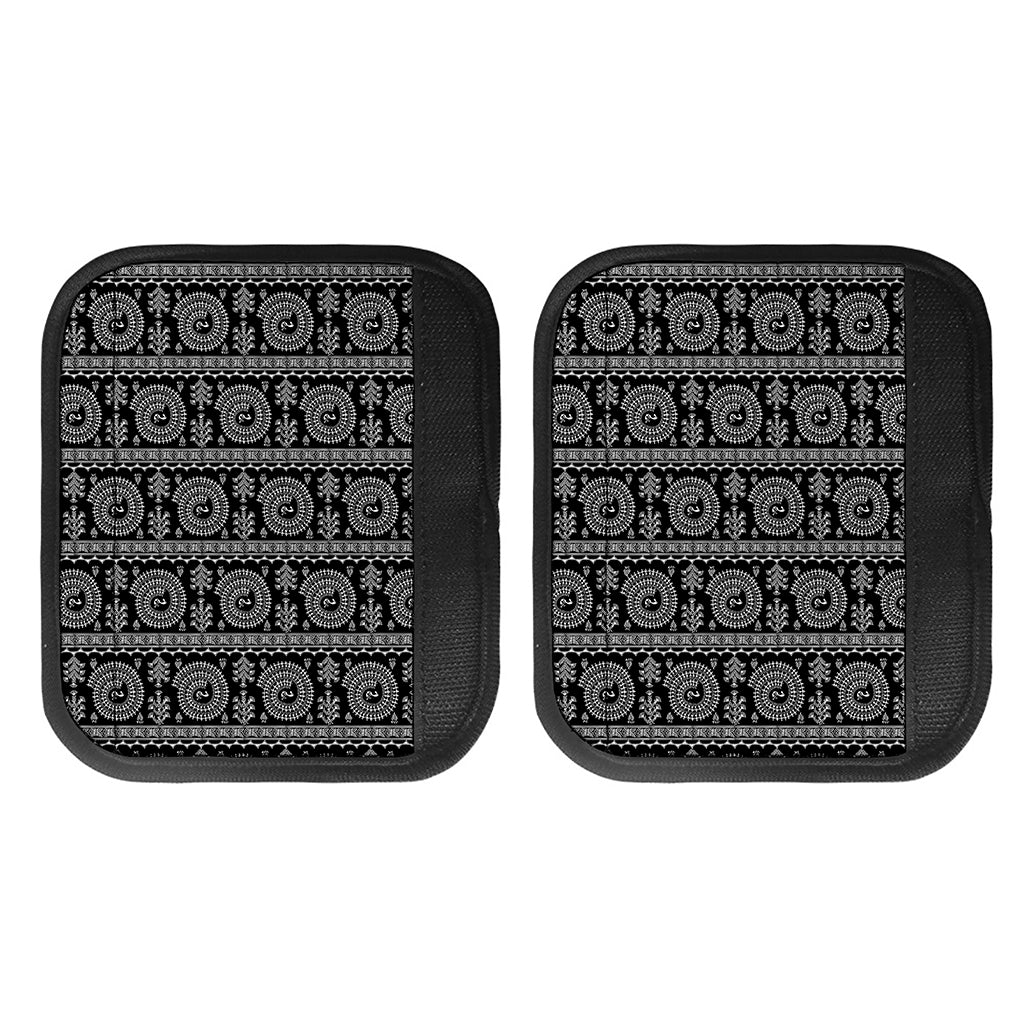 Black And White Warli Tribal Print Handle Covers