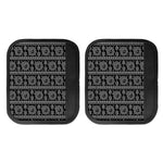 Black And White Warli Tribal Print Handle Covers