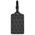 Black And White Warli Tribal Print Luggage Tag