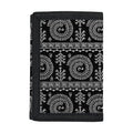 Black And White Warli Tribal Print Trifold Wallet