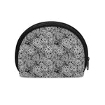 Black And White Western Flower Print Coin Purse