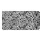 Black And White Western Flower Print Towel