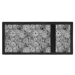 Black And White Western Flower Print Trifold Wallet