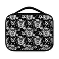 Black And White Wicca Devil Skull Print Classic Bible Case