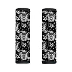 Black And White Wicca Devil Skull Print Handle Covers