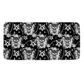Black And White Wicca Devil Skull Print Towel