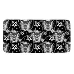 Black And White Wicca Devil Skull Print Towel