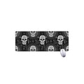 Black And White Wicca Evil Skull Print Extended Mouse Pad