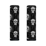 Black And White Wicca Evil Skull Print Handle Covers
