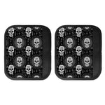 Black And White Wicca Evil Skull Print Handle Covers