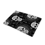 Black And White Wicca Evil Skull Print Pet Cooling Mat Cover