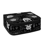 Black And White Wicca Evil Skull Print Small Lunch Bag