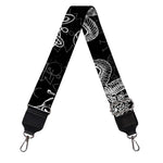 Black And White Wicca Gothic Print Bag Strap