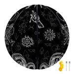 Black And White Wicca Gothic Print Basketball
