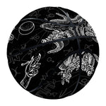 Black And White Wicca Gothic Print Basketball