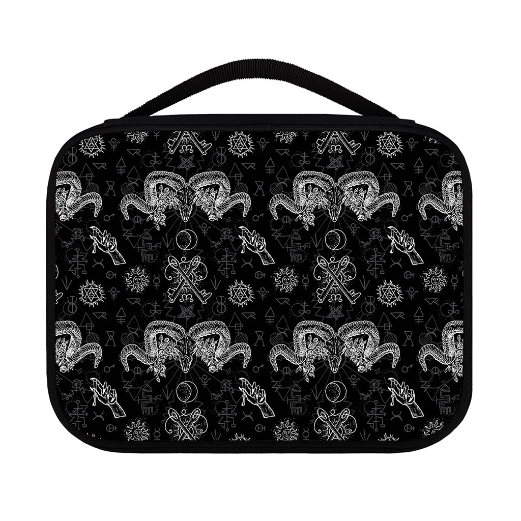 Black And White Wicca Gothic Print Classic Bible Case