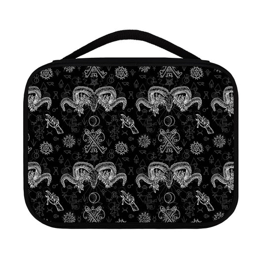 Black And White Wicca Gothic Print Classic Bible Case