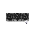 Black And White Wicca Gothic Print Extended Mouse Pad