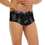 Black And White Wicca Gothic Print Men's Briefs