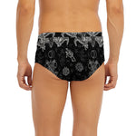 Black And White Wicca Gothic Print Men's Briefs