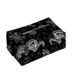Black And White Wicca Gothic Print Rectangle Tissue Box Cover