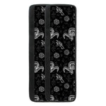 Black And White Wicca Gothic Print Refrigerator Handle Covers