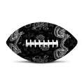 Black And White Wicca Gothic Print Rugby Ball