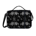 Black And White Wicca Gothic Print Shoulder Strap Bible Bag
