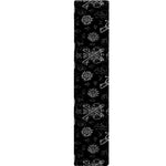 Black And White Wicca Gothic Print Table Runner