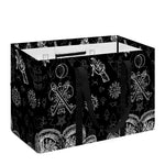 Black And White Wicca Gothic Print Utility Tote Bag