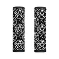 Black And White Wicca Pentagram Print Handle Covers