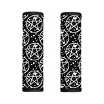 Black And White Wicca Pentagram Print Handle Covers