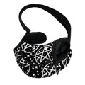 Black And White Wicca Pentagram Print Pet Sling Carrier