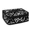 Black And White Wicca Pentagram Print Small Lunch Bag